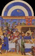LIMBOURG brothers The Very Rich House of the Duc of Berry Spain oil painting artist